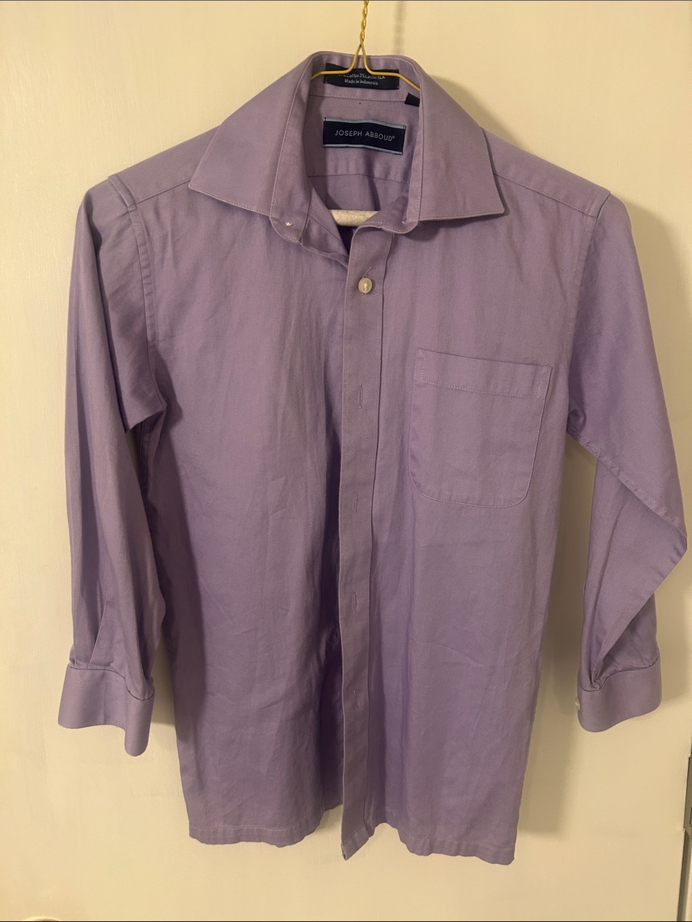 Joseph Abboud Men's Light Purple Dress Shirt